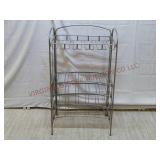Collapsible Metal Wine Rack ~ Missing Top