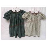 Vintage The Smockery Children Smock Dresses 3T 4T