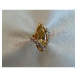 Cocktail Ring ~ Marked 14KT GE Taiwan EDCO