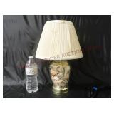 Glass Lamp FULL of Seashells ~ Powers On