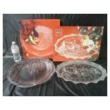 Mikasa Holiday Serving Platters / Trays