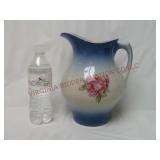 Vintage / Antique Water Pitcher ~ 9.75" Tall