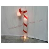 Vintage Candy Cane Blow Mold ~ 40" tall ~ Works!
