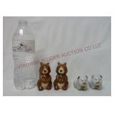 Squirrel & Pig Ceramic Salt & Pepper Shakers