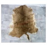 Tanned Whitetail Deer Hide / Skin