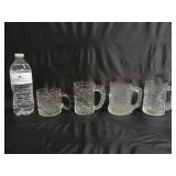 McDonalds Mugs ~ Riddler Batman Robin & Flintstone