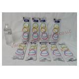 Glow Bracelets ~ 9 Packs of 15 Each ~ New