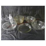 Pyrex Pie Plate & Bowls ~ Lot of 5