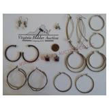 Fashion & Costume Earrings ~ 9 Pair