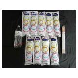Glow Bracelets ~ 9 Packs of 15 Each + Partial