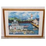 Peaceful Harbor by Wooster Scott Framed Print