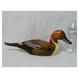 Hand Carved & Painted Pintail Duck Decoy
