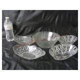 Vintage / Antique Glass Bowls ~ Lot of 5