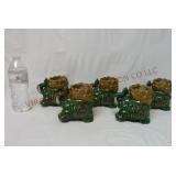 Lucky Elephant Planters ~ Lot of 5