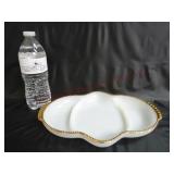 Vintage Fire King Divided Relish Tray / Platter