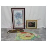 Various Artwork & Sign ~ 4 Pieces