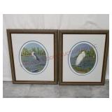 Anne Smith #ed Framed Egret & Heron Prints