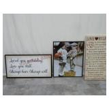 "Love" Artwork & Signs ~ Lot of 3