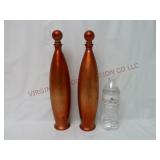 Pier 1 Decorative Bottles w Cork Stoppers ~ 2