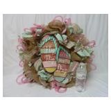 Flip Flop til You Drop Door Wreath ~ 16"