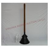 Vintage / Antique Laundry Clothes Washing Plunger