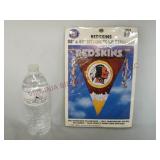 NFL Redskins 28"x40" Nylon Team Pennant ~ New
