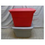 Sterilite Storage Totes w Lids ~ 18 Gal Size ~ 2