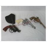 Vintage Toy Cap Guns ~ Revolvers / Pistols ~ 3