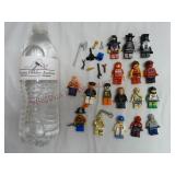 Lego Figures & More ~ Lot of 16 + Keychain Figure