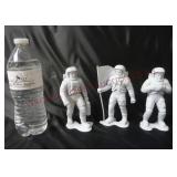 Vintage 1970s Louis Marx 5.5" Astronaut Figures