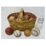 Basket FULL of Soft Balls / Baseballs