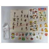 1980s Character Stickers ~ Glow in the Dark & More