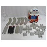 Geotrax Fire Station w Rapid Rescue Engine & Track