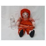 Vintage Hand Made Raggedy Anne Doll ~ 20" Tall