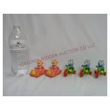 1996 McDonalds Muppets Toys ~ Miss Piggy & Gonzo