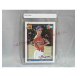 1991 Chipper Jones RC Rookie Card Topps MLB