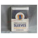 50 Standard Size Card Storage Top Loaders New!