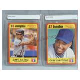 1991 Dave Justice & Gary Sheffield Jimmy Dean MLB
