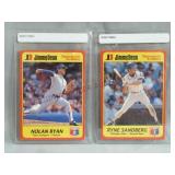 1991 Nolan Ryan & Ryne Sandberg Jimmy Dean MLB