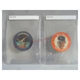 1985 Wade Boggs & Ozzie Smith 7/11 Superstar Coins