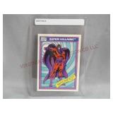 1990 Magneto Marvel Super Villians Vintage Card