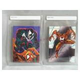 Venom & Carnage Vintage 1992 Marvel Cards!