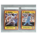 1991 Kirby Puckett & George Brett Jimmy Dean MLB