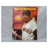 1970 Vintage Say Hey 3,000 Mays Sports Illustrated