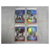 4 RED WHITE & BLUE ROOKIE PRIZMS! MLB Cards