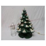 Vintage Atlantic Mold Ceramic Christmas Tree ~ 16"