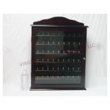 63 Golf Ball Display Case / Cabinet wTee Holders