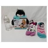 Huggable Cat Massager, Cow & Cat Socks ~ New