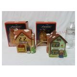 Americana Doctor & Sweet Shop Lighted Houses