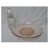 1930s Lancaster Peaks Depression Glass Server